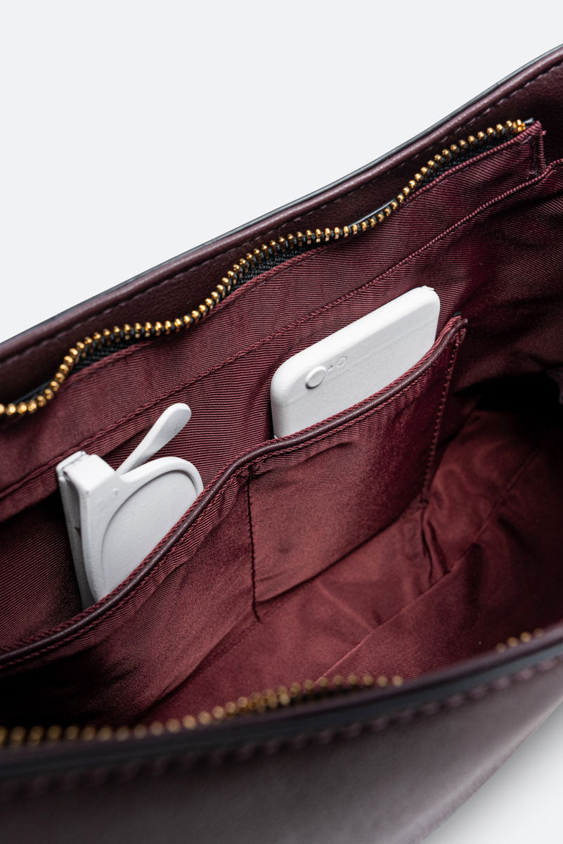 Hobo Bag Teodosia Garnet