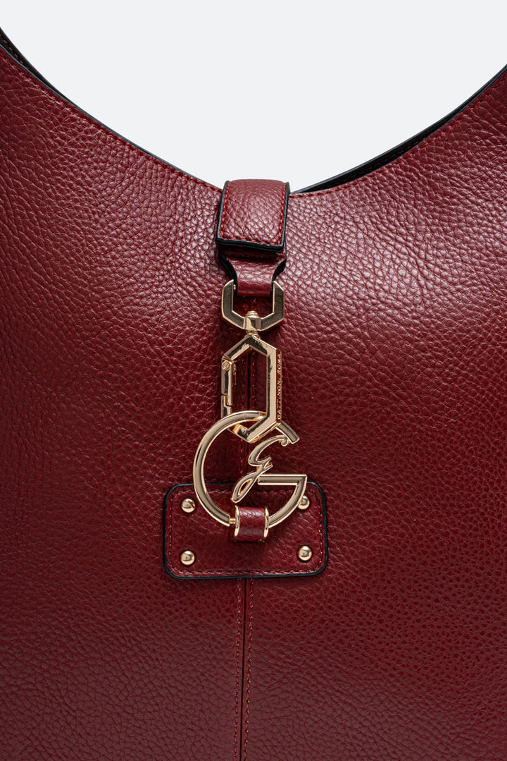 Hobo Lauren in pelle sintetica Rosso