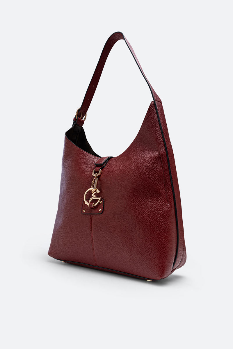 Hobo Lauren in pelle sintetica Rosso