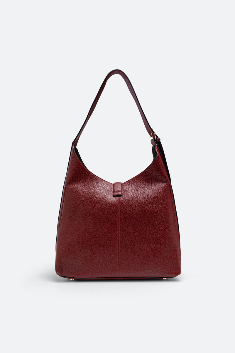 Hobo Lauren in pelle sintetica Rosso