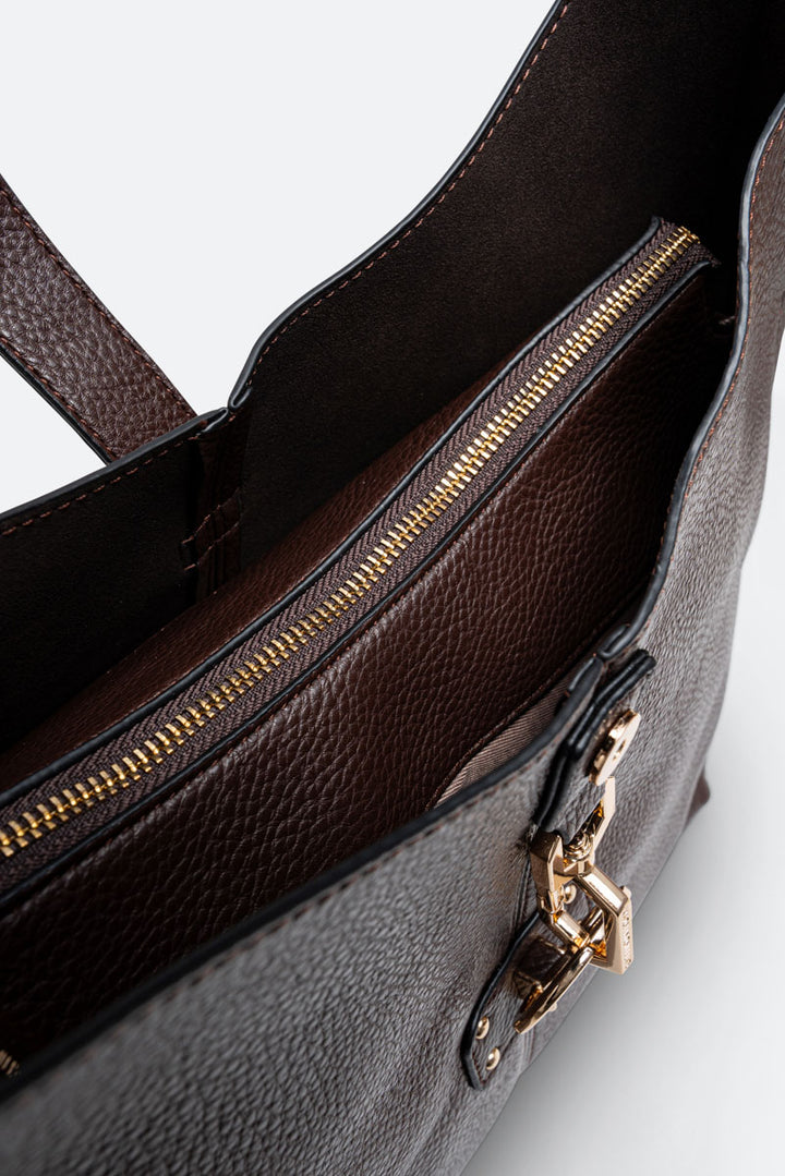 Hobo Lauren in pelle sintetica Marrone