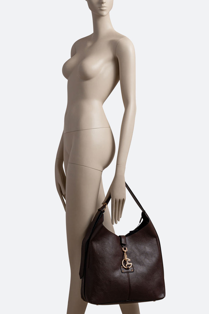 Hobo Lauren in pelle sintetica Marrone