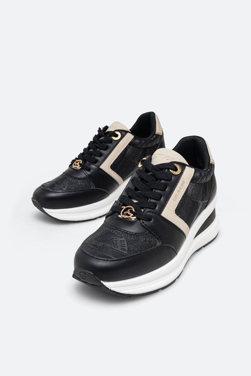 Sneaker New Edison PU Planetarium Nero