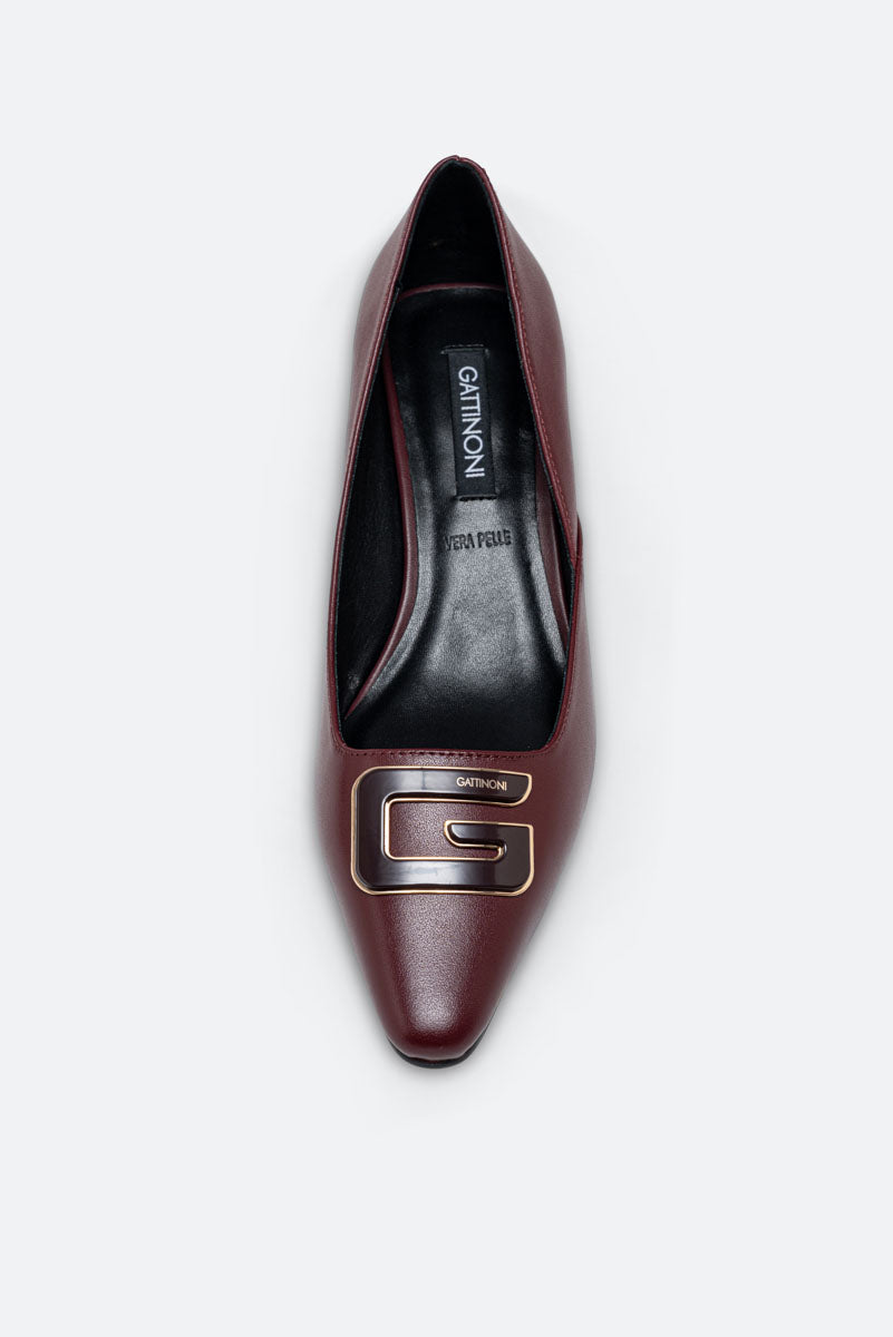 Decolleté Ipswich Pelle Vinaccia