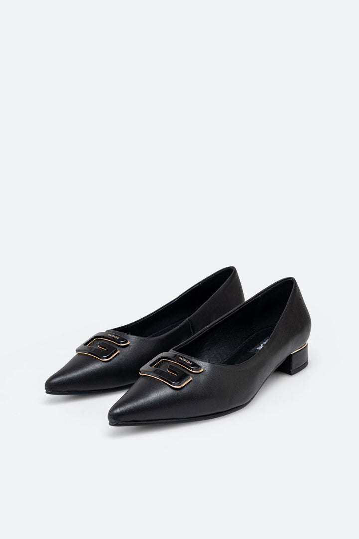 Decolleté bassa Laval Pelle Nero