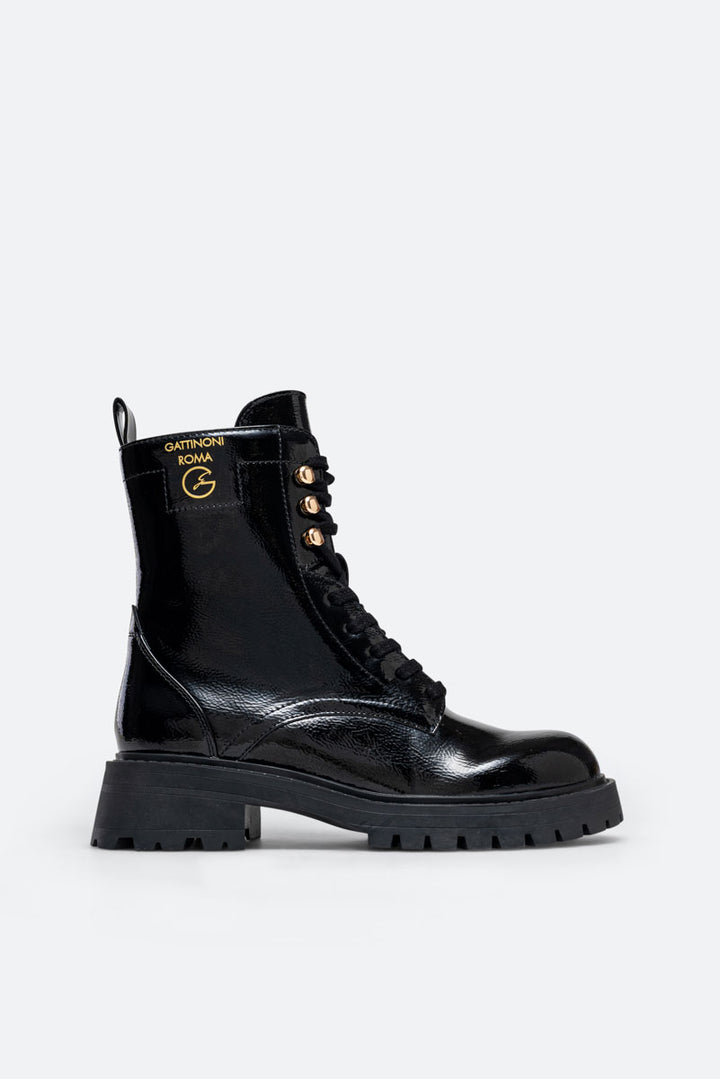 Stivaletto stringato Barrie Nero