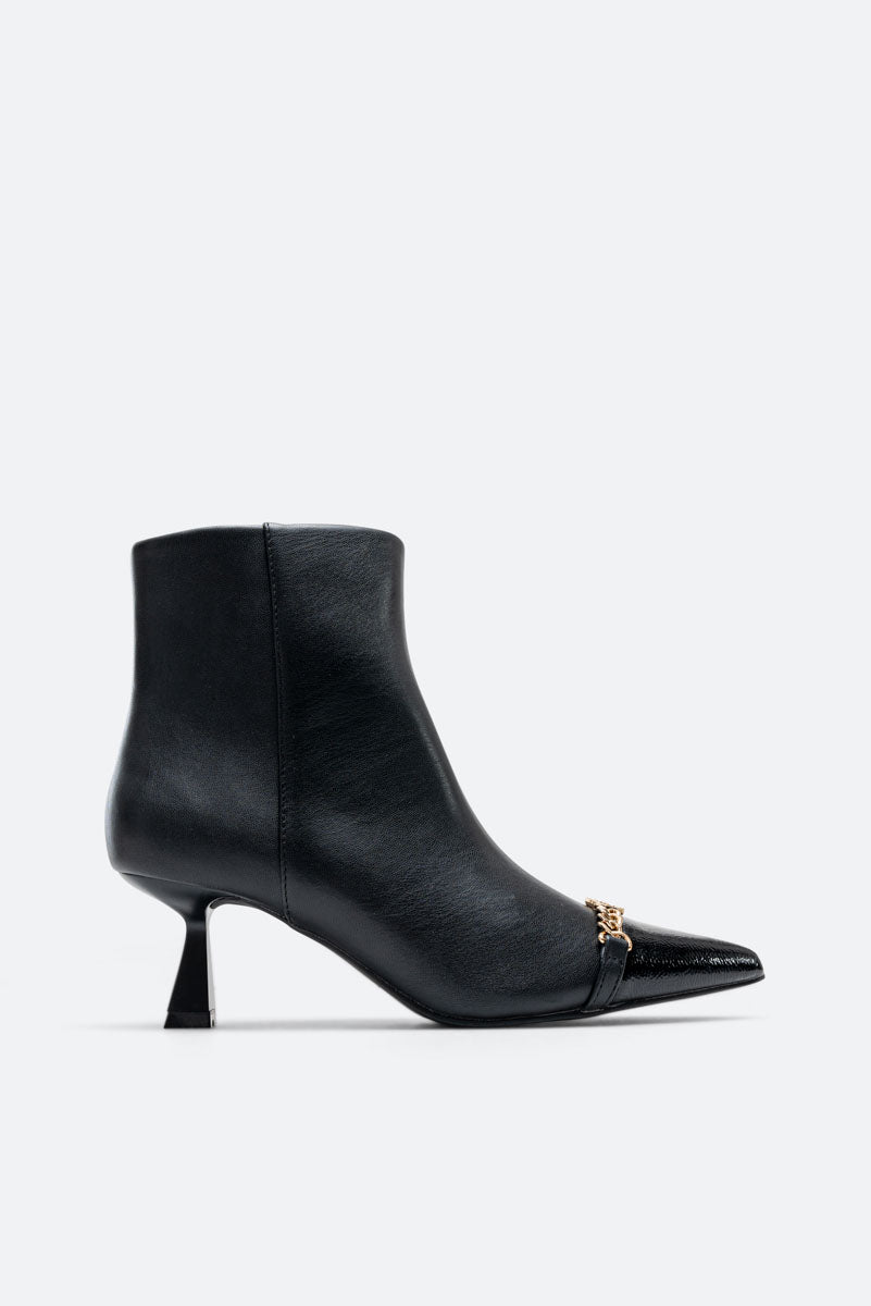 Emily Ankle Boot Calf PU/Naplak PU Black