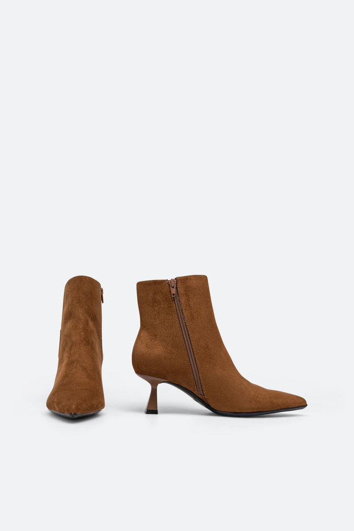 Tronchetto Emily Marrone Suede PU