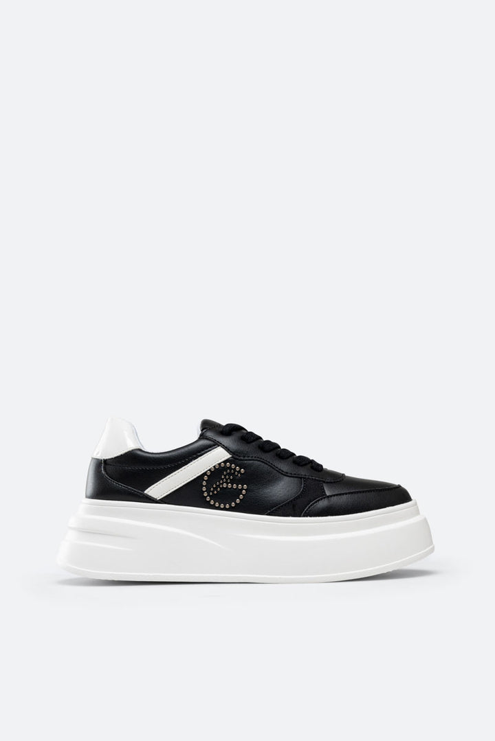 Floyd Sneaker Calf PU/Suede PU Black