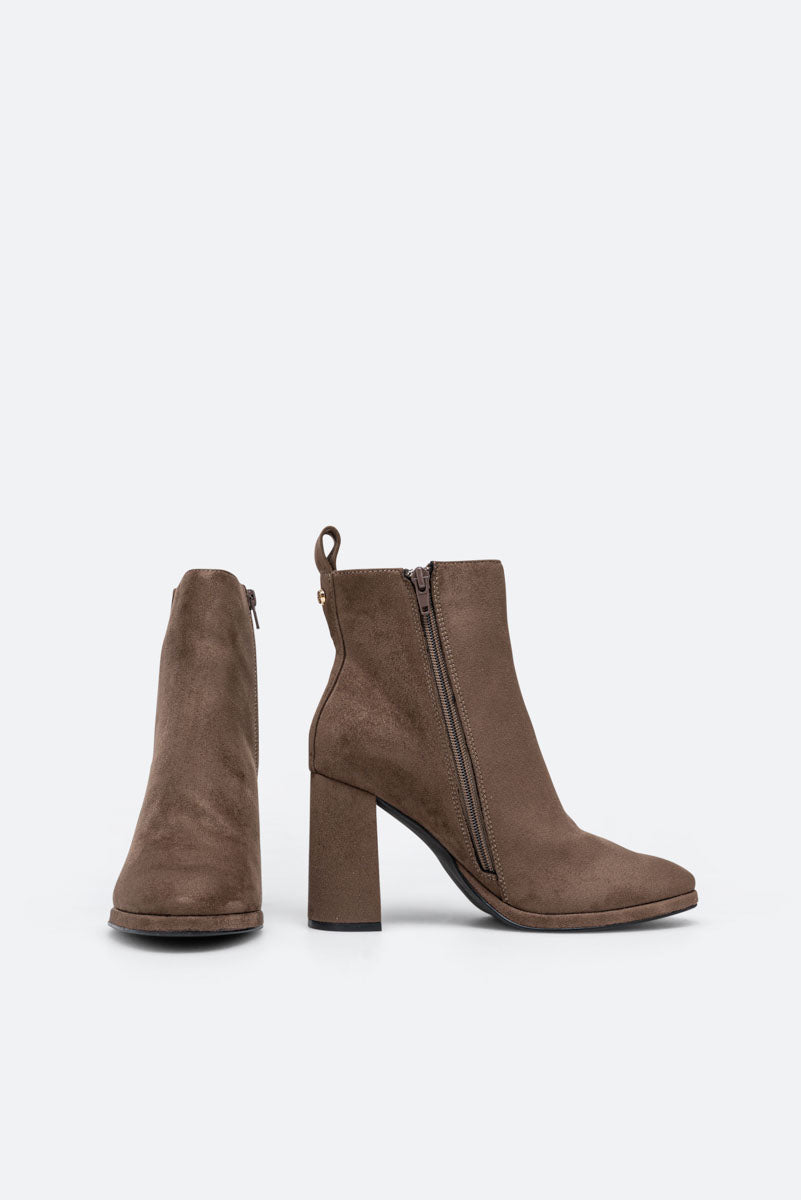 Stivaletto Mercy Suede PU Tortora