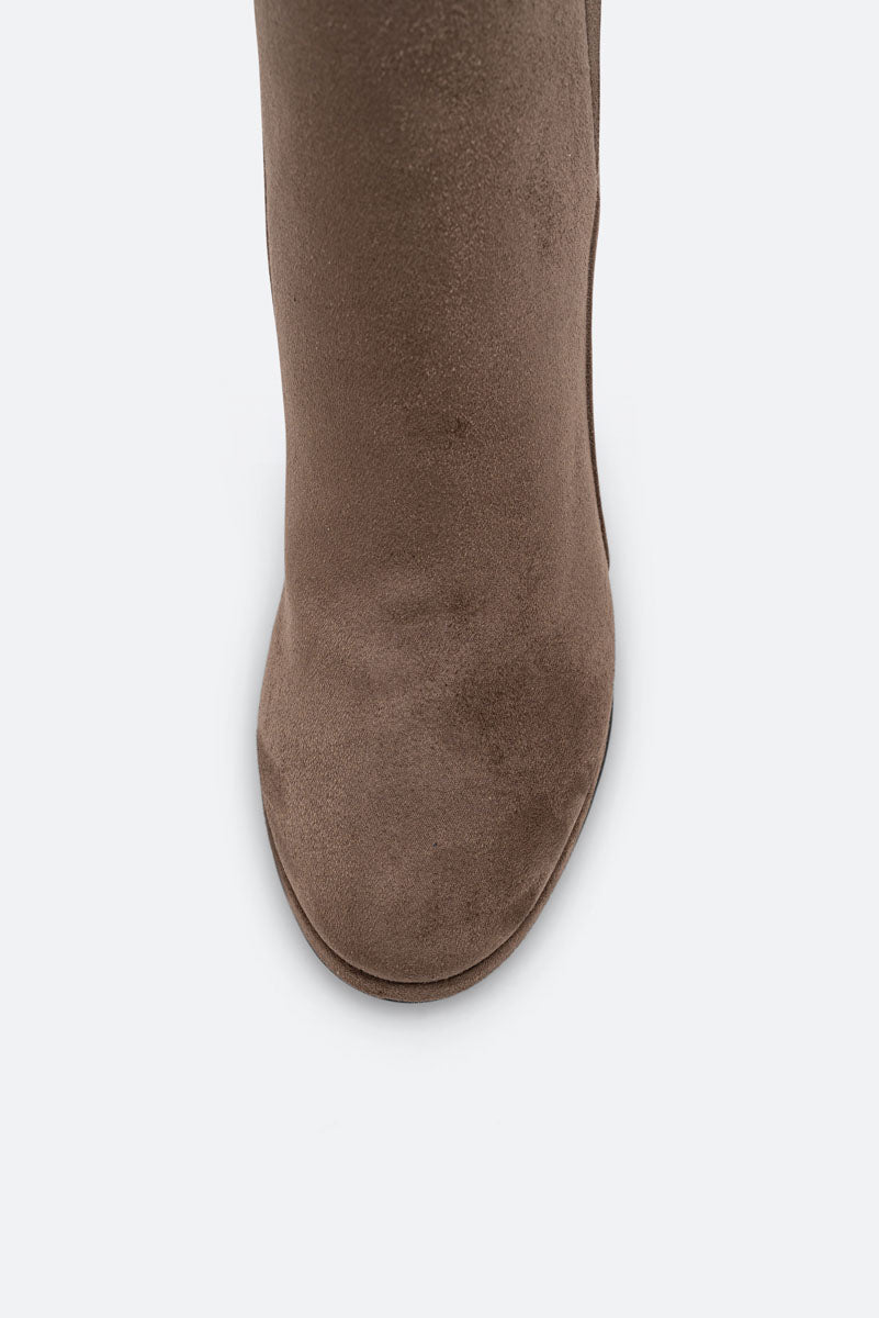 Stivaletto Mercy Suede PU Tortora