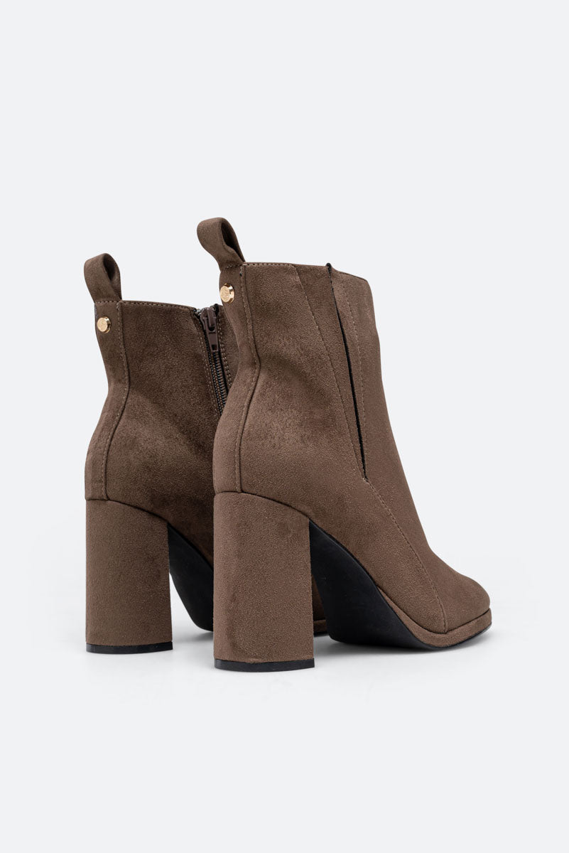 Stivaletto Mercy Suede PU Tortora