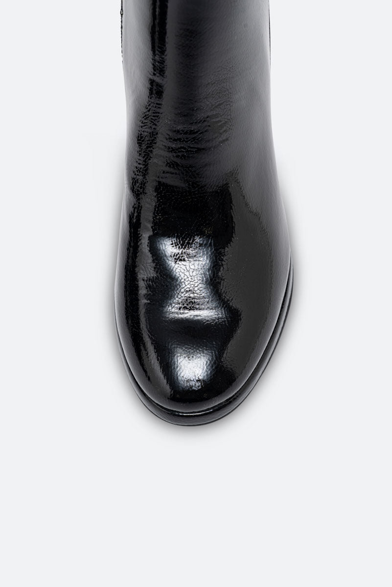 Tronchetto Mercy Vernice PU Nero