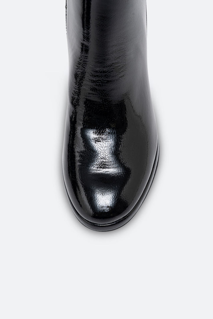 Tronchetto Mercy Vernice PU Nero