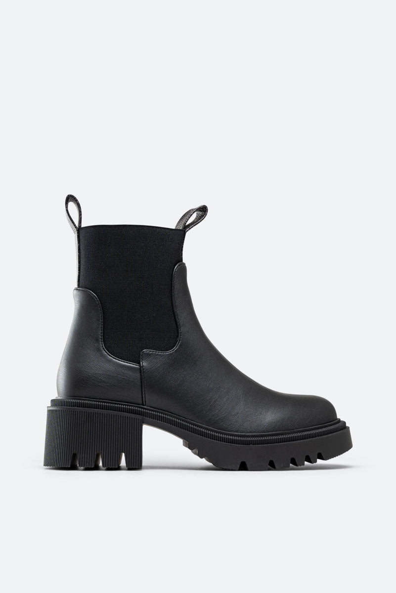 Taylor Chelsea Boot Calf PU/PVC Teodosia Black/Mono