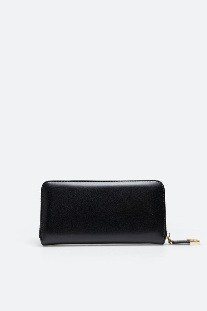 Portafoglio con zip "Brushed Buckle"