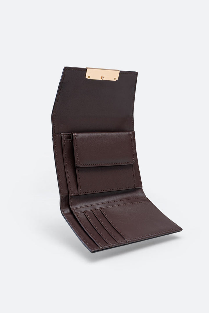 Portafoglio piccolo con patta Teodosia Garnet