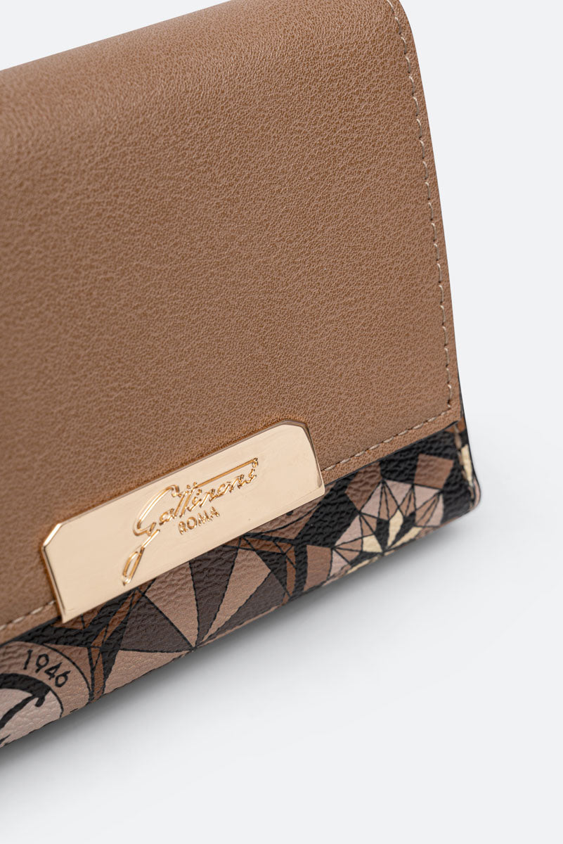 Portafoglio piccolo con patta Teodosia Desert