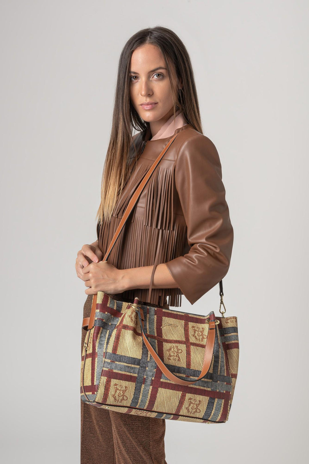 Borsa double handle large New Jillian Gattinoni
