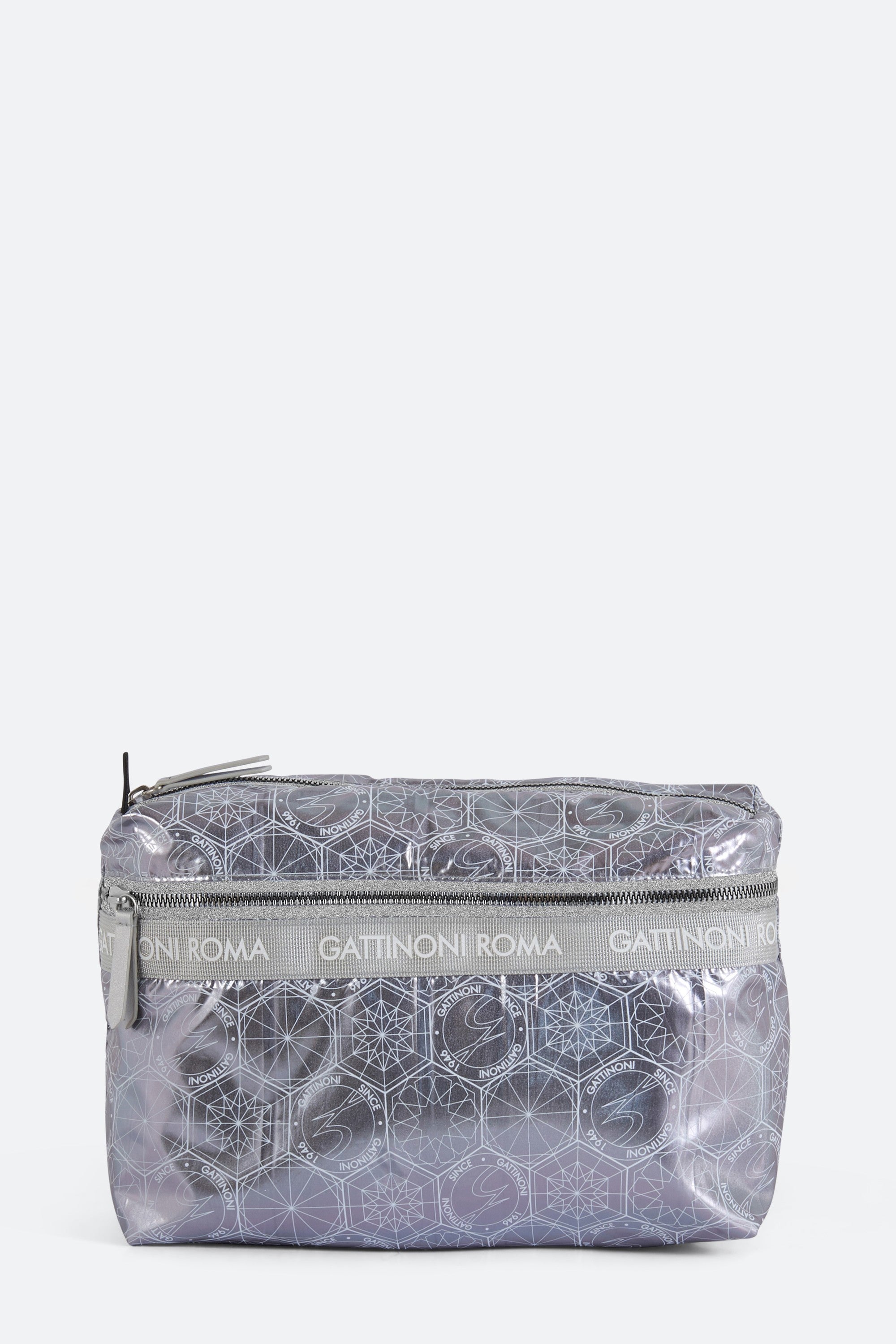 Beauty Case Large EasyChic Sparkly Argento