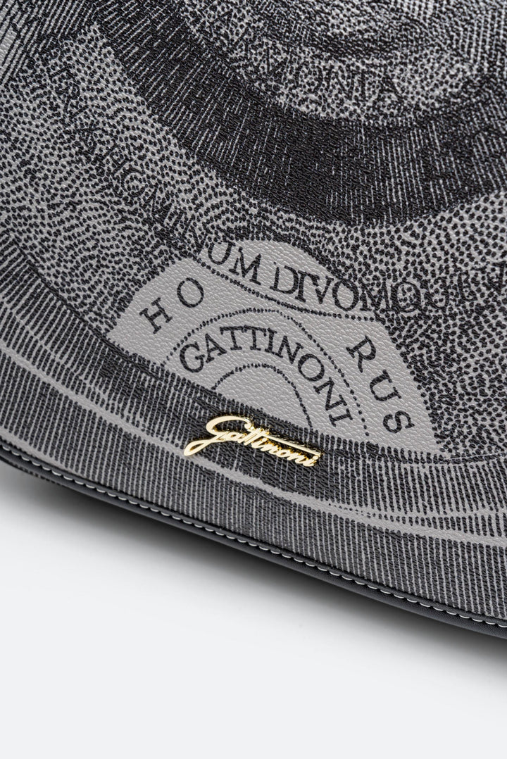 Flap Bag Medium Planetarium mono black colore Nero