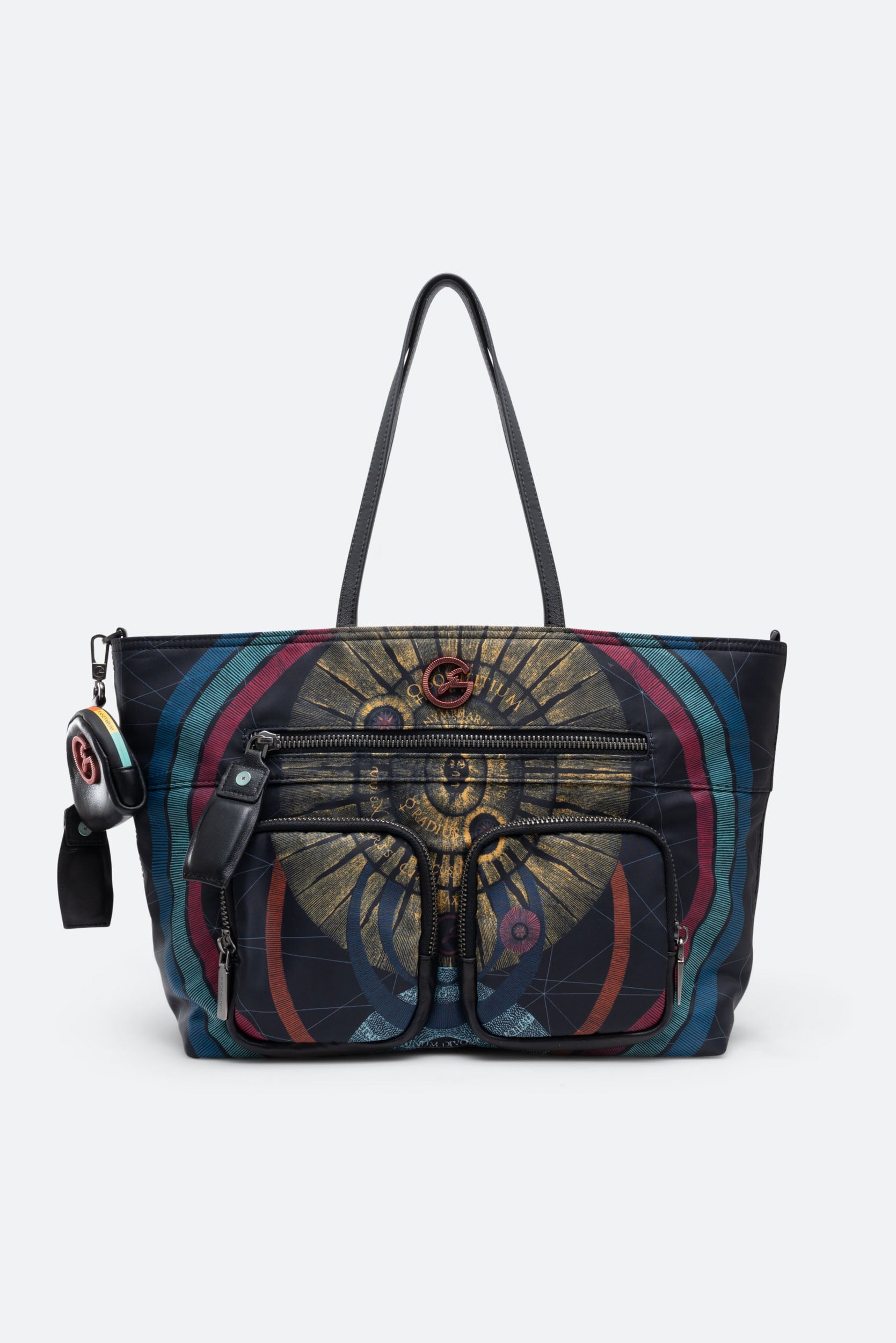 バッグ planetarium Planetarium Black reversible shopping bag – Gattinoni