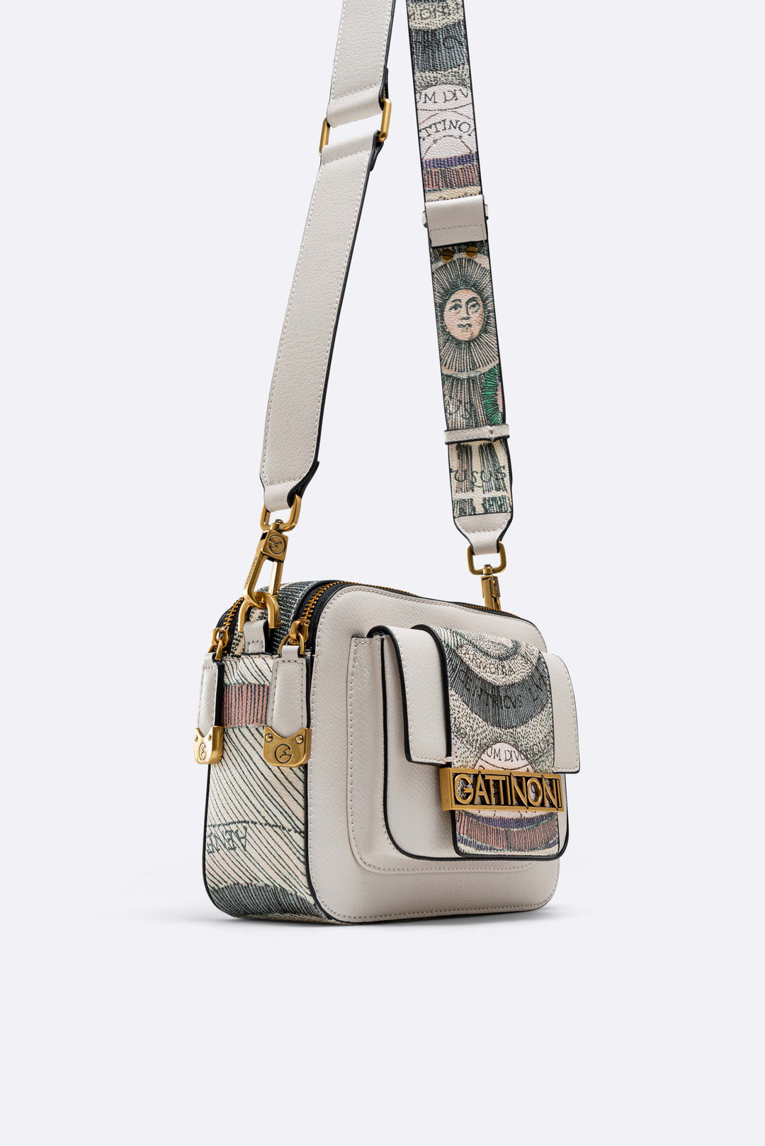 Buckle bag crossbody Planetarium Watercolor