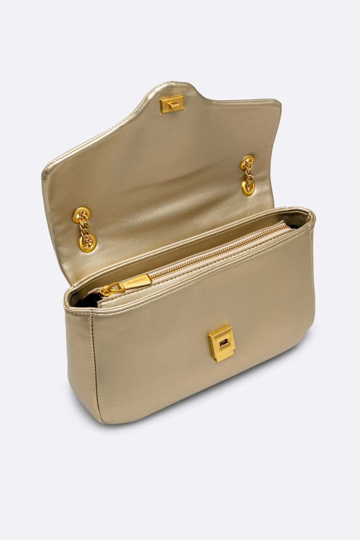 Flap bag Lively medium gold