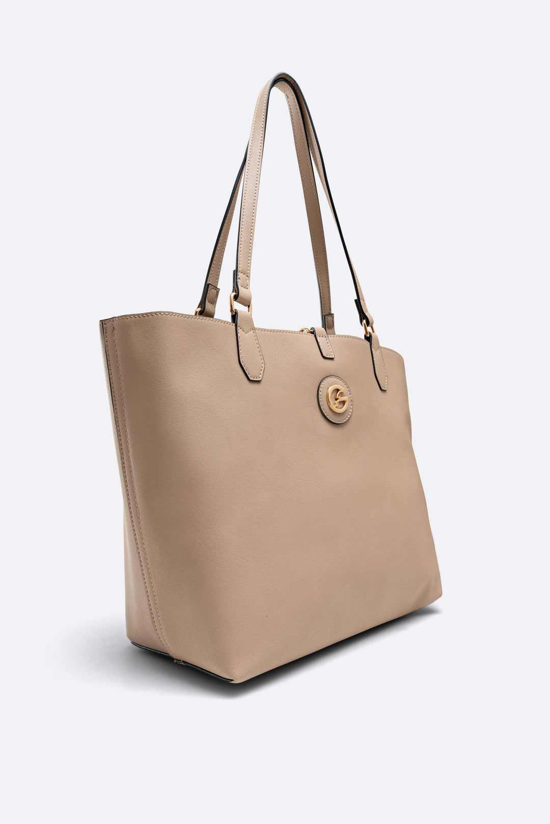 Shopping bag New Teodosia Reversibile small beige